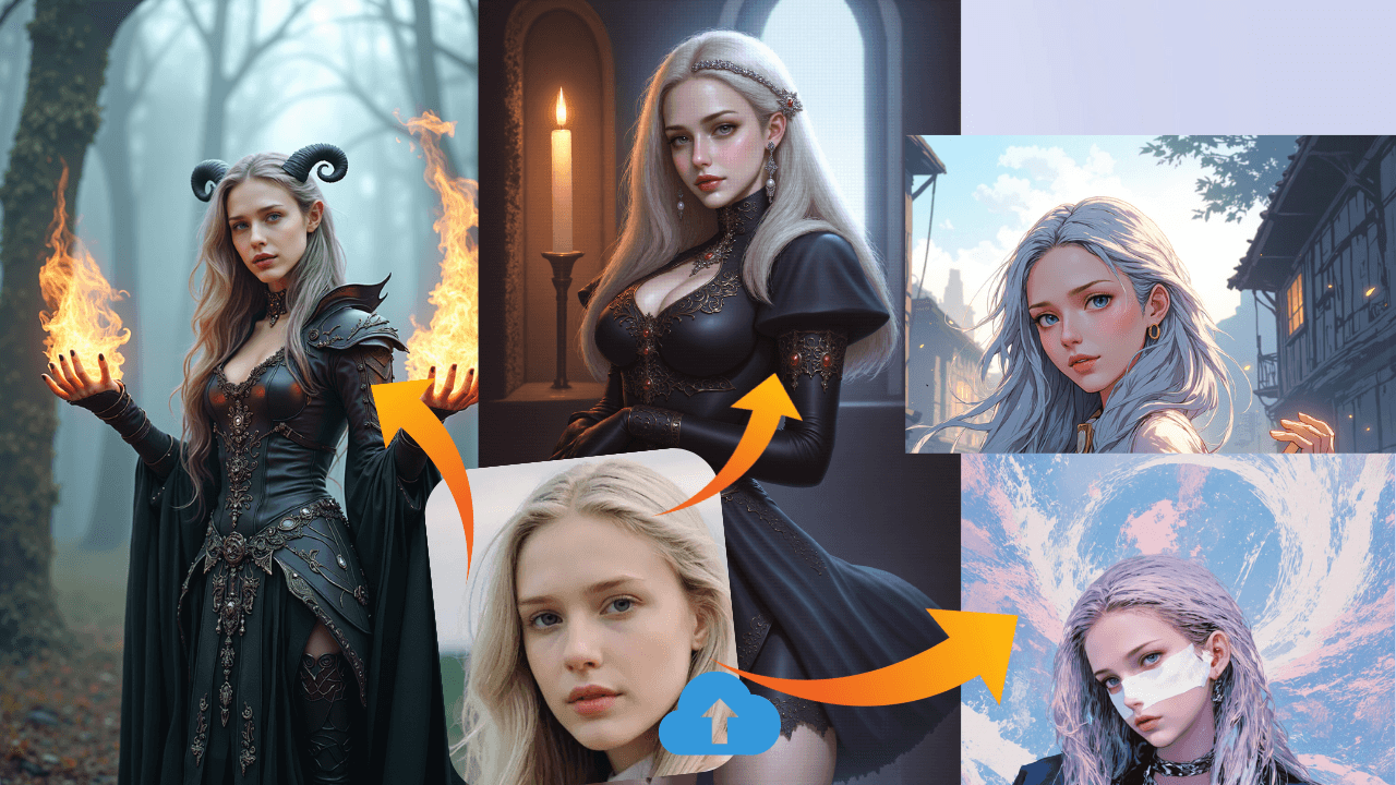 AI Art Selfie Example